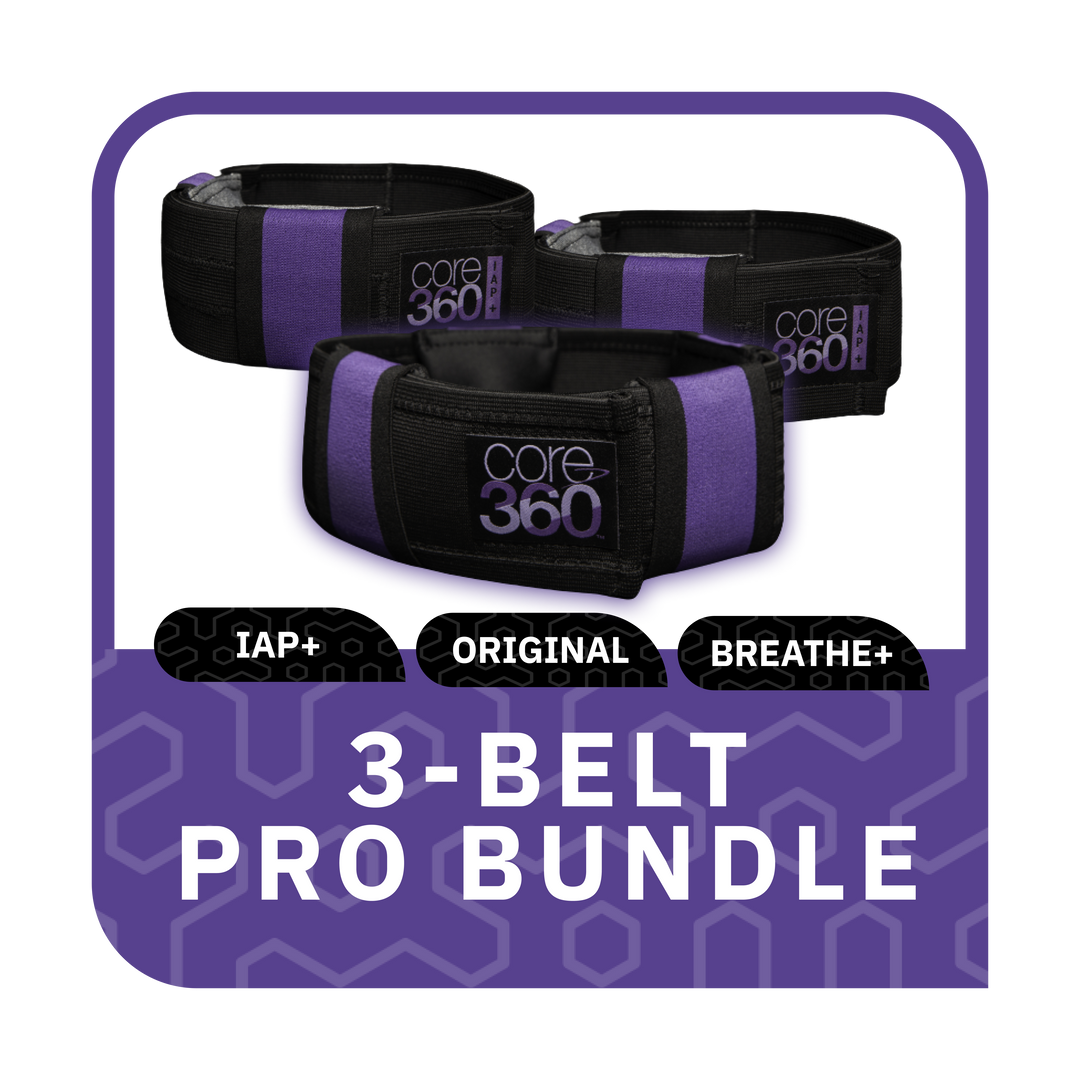 Pro Bundle: Core360 Belt Original, Breathe+, and IAP+